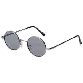 BEZLIT Women's Sunglasses Round Shape Men 30506, Grey and silver, Unit size