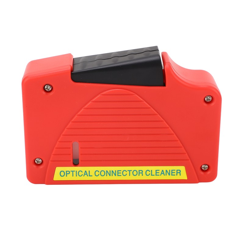 Red Optical Fiber Cleaning Box Compact Lightweight SC FC LC