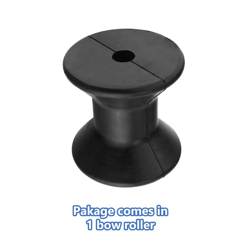 UISKEDS 3" Marine Trailer Bow Roller, 1/2" Shaft Heavy Duty
