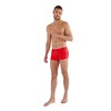 HOM Men's Nautical Cup Swim Trunks, Red Striped Ribbon
