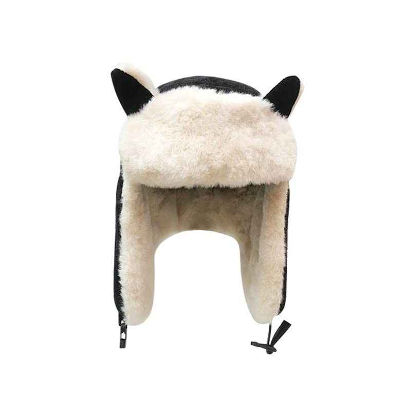Boy Kids Trapper Hat Winter Earflap Hat Fleece Ushanka Caps