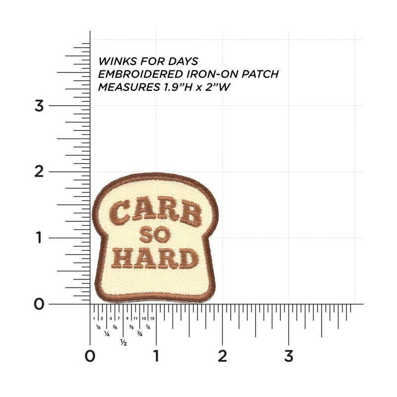 Winks For Days Parche bordado para planchar Carb So Hard