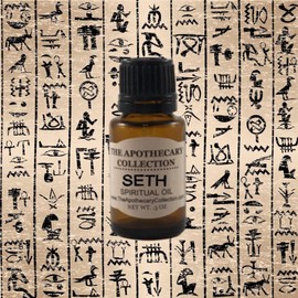 SETH Egyptian Spiritual Oil (aceite) for Hoodoo, Voodoo, Santeria, Wicca, Rootwork, & Spells