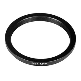 HAPPYTOPSTAR Metal M54 to M48 Male to Female 54mm 0.75mm Thread Pitch to 48mm M54-M48 Step-Down Coupling Ring Adapter for Lens Filter Telescope