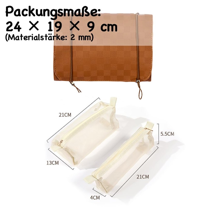 Women's Toiletry Bag 002, 002 Brown