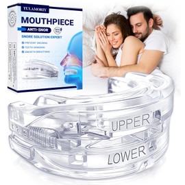 Anti-snoring splint, snoring splint against snoring and crunch, adjustable grinding splint for night (snoring stopper, bite splint), for night sleep, reduce snoring