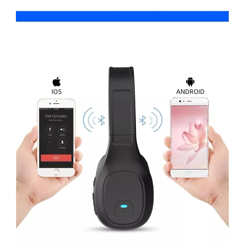 Mycom Audífonos De Diadema Manos Libres Bluetooth Con Micrófono Color
