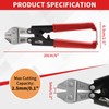 HOUSERAN Bolt Cutter 8 inch CR-V, Mini Bolt Cutter Heavy