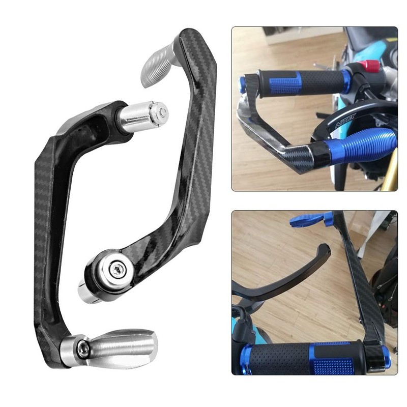 Motorcycle Lever Guards bar Ends Protectors, 7/8 inch Universal Aluminum