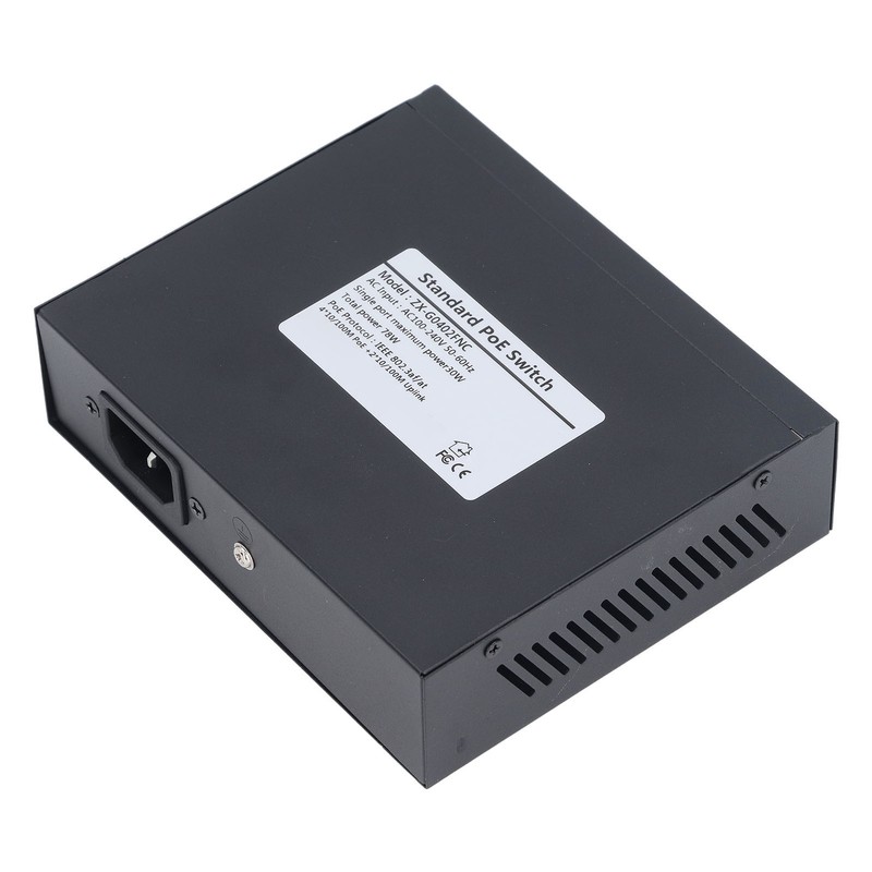 6 Port PoE Switch 1.2Gbps Ethernet Switch Unmanaged Plug and