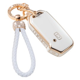 Gematay - Funda para llave Kia para llavero, compatible con Kia Cerato Ceed Forte NIRO Sorento Seltos Sportage Soul Telluride Remote Smart Key Protector