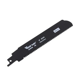 Vearter S930HM Carbide Reciprocating Saw Blade, 6''(150mm) 8TPI Endurance for Thick Metal Cast Iron Alloy Steel