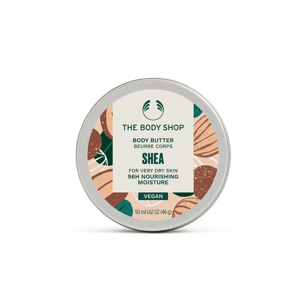 The Body Shop Official Body Butter, Shea, 1.7 fl oz (50 ml), Genuine Product