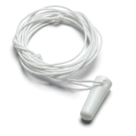 John Bunn Trach Plug Jackson #6, Decannulation Stopper, White, Tracheostomy Supplies, 3255-6