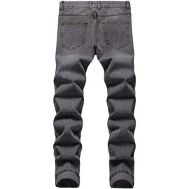 Boy's Skinny Fit Ripped Destroyed Distressed Fashion Kids Denim Jeans Pants
