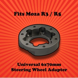 SIM-GT Moza R3 / R5 Aftermarket Universal Steering Wheel Adapter