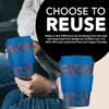 Ecoffee Cup 812 006 Reusable Eco Friendly Cup Saucer 350ml