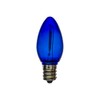 EZLS C7 Dark Blue Colored LED Filament Plastic Bulb