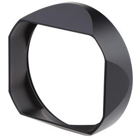 Metal Square Lens Hood for Leica Q3 Q2 Q Q-P QP Q Typ116 Digital Camera Accessories Black (Not fit on Leica Q3-43)