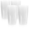 com-four® 24 x Reusable Drinking Cups for Party, Camping and