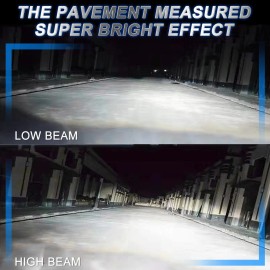 Unbranded H11 4-Side LED Headlight Kit HIGH LOW Beam Fog Bulbs High Power White 6000K Lamp