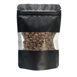 Smell Proof Mylar Bags Aluminum Foil Pouch Resealable Zip Lock 4"x 6" & 3.5"x 5" (Black, Pack of 100)