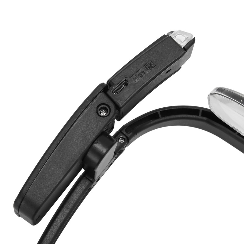 Rechargeable Head Magnifying Glasses with LED Light 2 Detachable Lenses