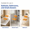 Shower Chair with Back – for Elderly & Disabled, Inside