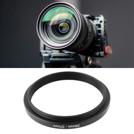 Briny River 39mm to 37mm Step-Down Filter Adapter Ring Metal Threaded Lens Converter for Filters and Accessories