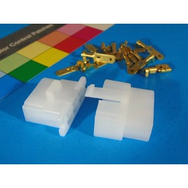 Aftermarket 6 Pin Locking Connector Kit Yamaha XS650 alternator 6.3mm Honda Reg/Rec stator