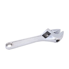 Keyring Wrench, Mini Spanner Adjustable Galvanized High Hardness Rustproof for Household(2.5 inch Silver Plating)