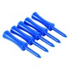 50Pcs/Set Portable Plastic Step Down Golf Tees Height Control Blue