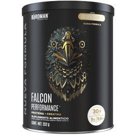 Birdman Falcon Performance Proteína Vegana Premium | 30G Proteína, 5G Creatina CreaClean, Bcaas | Sin Gluten | Sin Lactosa | Sabor Vainilla | 12 Porciones | 552G