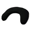 Cherry Stone Neck Pillow, 30 x 33 cm, Black, Cherry