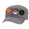 Humerous Pin 1.5 inches with Phrase, Coffee lets you do stupid things, faster