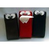 Handkerchief Gnome, Handkerchief Case, Leather Case, Black