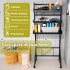 Supfirm 3-Tier Height Adjustable Washing Machine Storage Rack, Bathroom Large