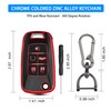 QBUC for Chevy Key Fob Cover with Keychain Soft TPU