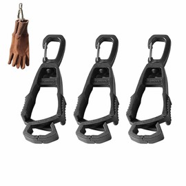[TRKIN] Glove Clip (Improved Climber) High Strength Single Sided Climber Type Glove Clip Anti-lost Clip Glove Storage (3 Pcs) Glove Clip 360° Rotating Climber Clip Glove Storage Anti-lost Lightweight