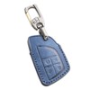 Hontumax Premium Leather 4-Button Key Fob Case Cover for Honda