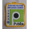 Scouting for Food SW Florida Council Publix 2000 Embroidered Patch