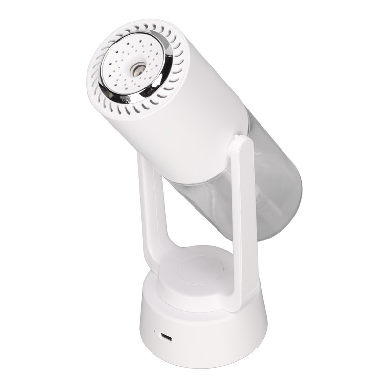 Mini Humidifier Negative Ion Purification 40mL/H Spray Volume Automatic Rotation