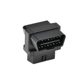 OLLGEN Mini Size OBD2 OBDII Full 16 Pin Male to Dual Female Adapter for Diagnostic Extender 1 to 2 OBD Port Extension Converter Connector