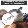 45Pcs Wire Brushes Set,Steel Wire Wheels Pen Brushes Set Kit