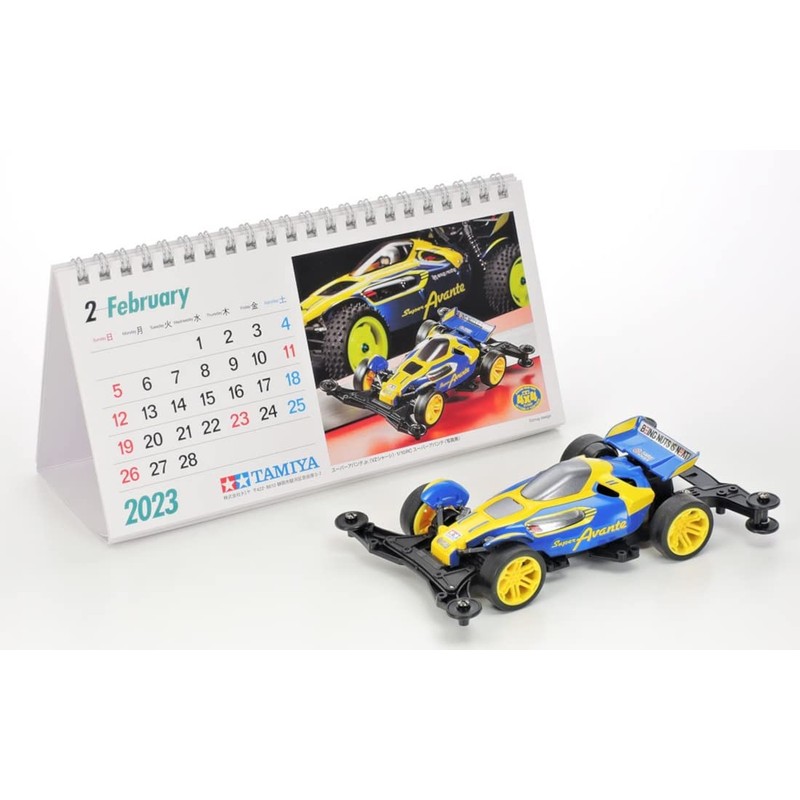 Tamiya 63749 2023 Tamiya Calendar, Mini 4WD
