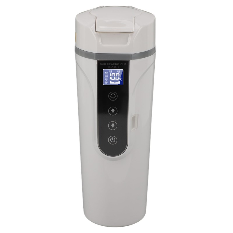 500ml Intelligent Screen Display Car Electric Kettle Car Electric Hot