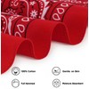 Bycc Bynn 3 Pack Pure Cotton Paisley Pattern Bandanas Square