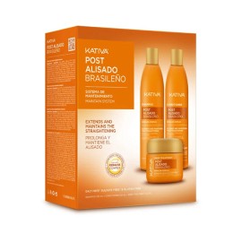 Kativa Post Keratin Straightening Treatment Shampoo, Conditioner and Mask 250ml