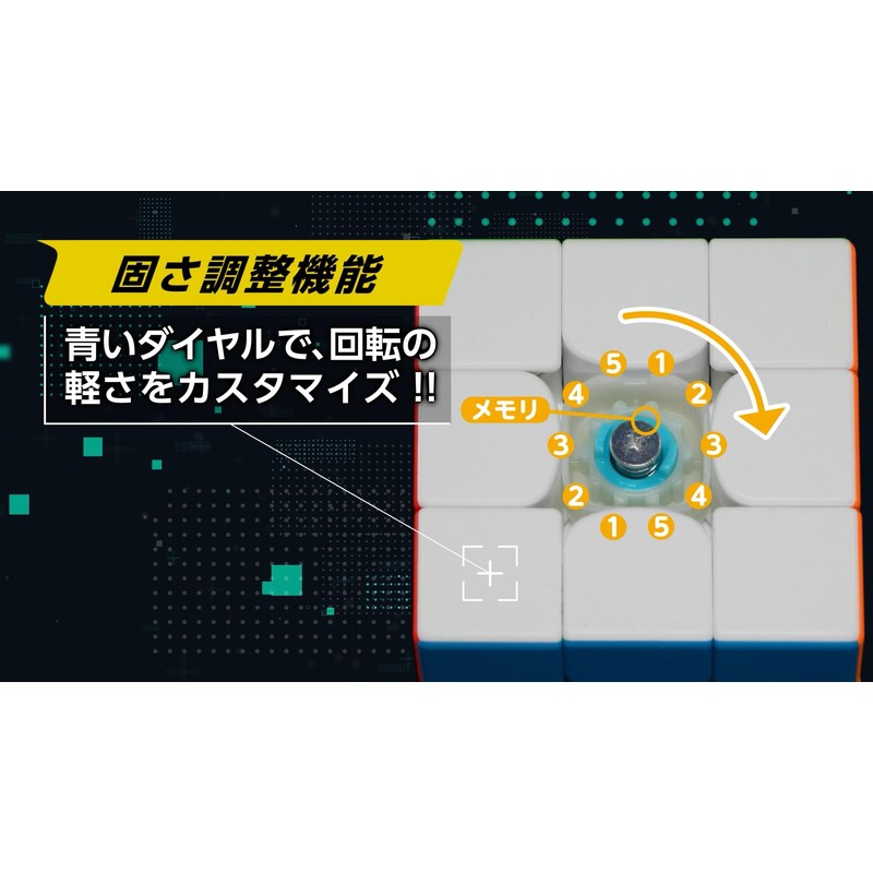 ルービック公式ライセンス 磁石内蔵 メガハウス(MegaHouse) ルービックキューブスピードアドバンス 3×3 対象年齢8歳以上