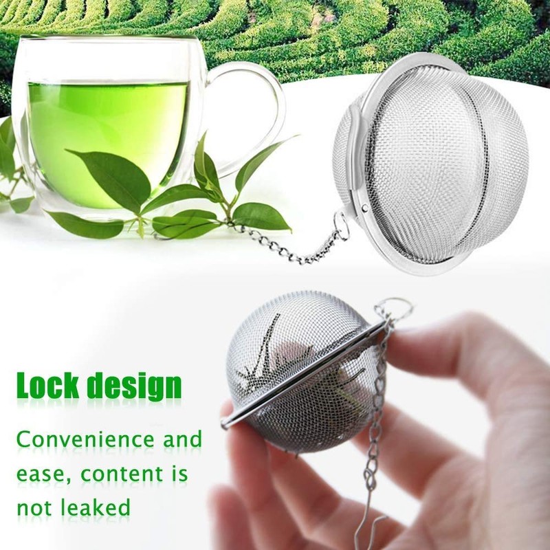 NC Tea Strainer 5.5 cm Tea Infuser with Chain 304